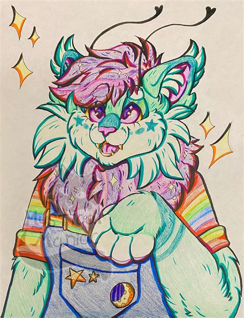 furry traditional art